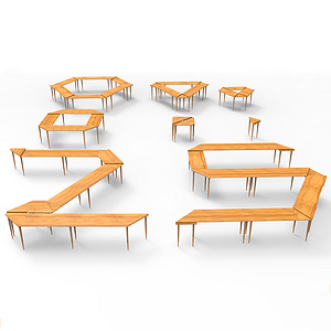 基于公共空间的桌子设计