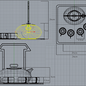 徽派建筑茶具套装