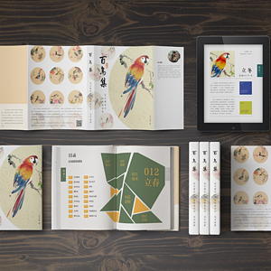 《百鸟集》聚焦二十四节气传统美育绘本设计