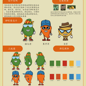 《炫芒》——百色芒果IP设计