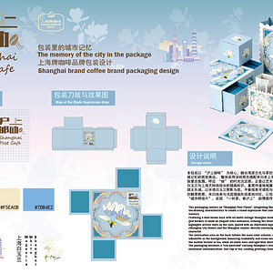 以邮为笺，沪上寻咖｜海派城市文创包装设计