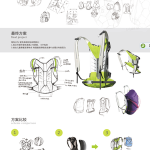 儿童背包模块化设计