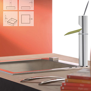 “竹烟波月”水龙头