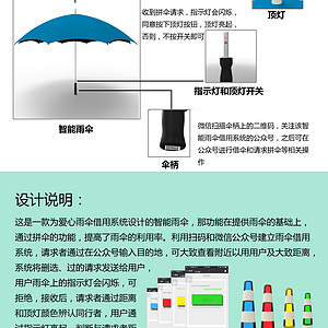 智能雨伞创新设计  